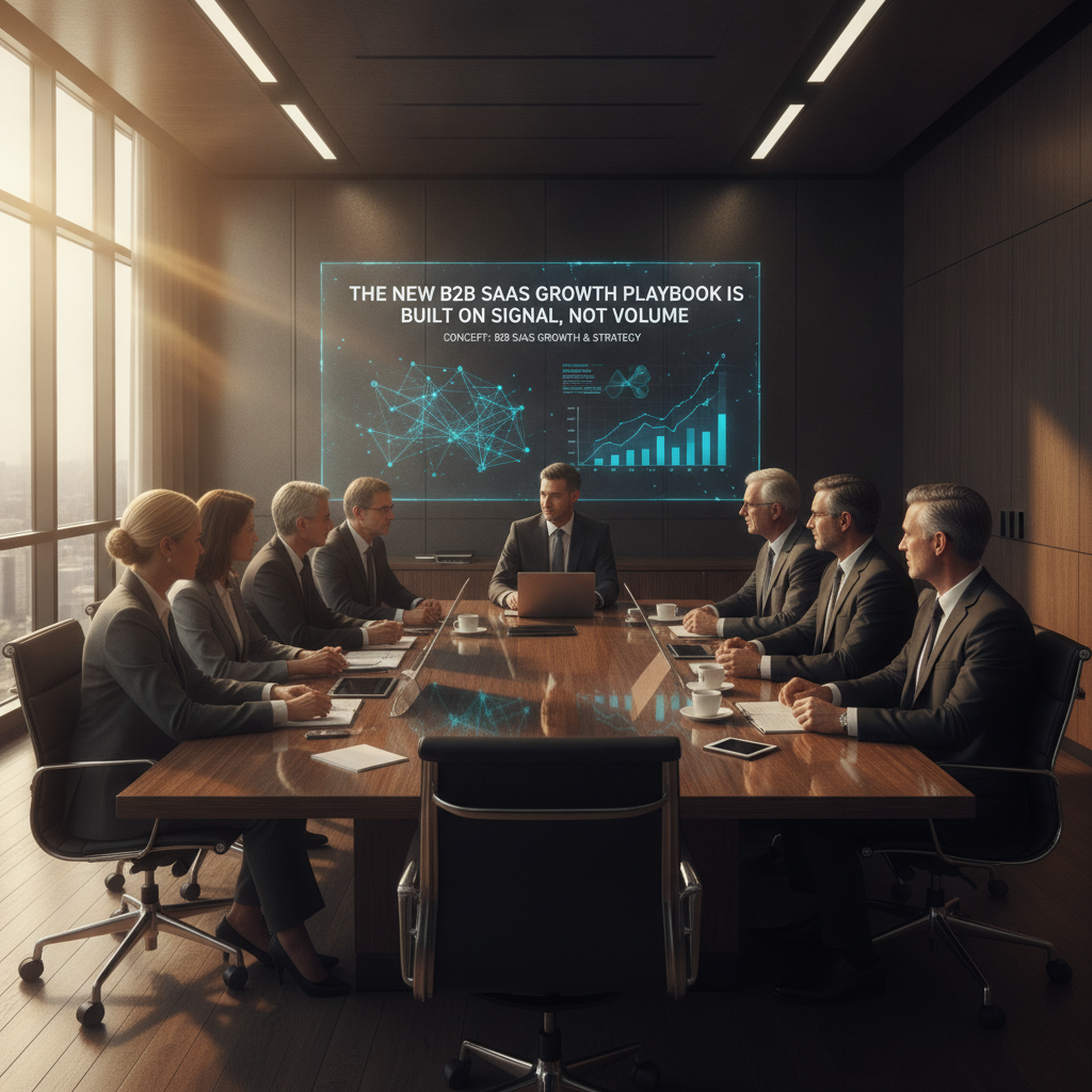 The New B2B SaaS Growth Playbook Is Built on Signal, Not Volume