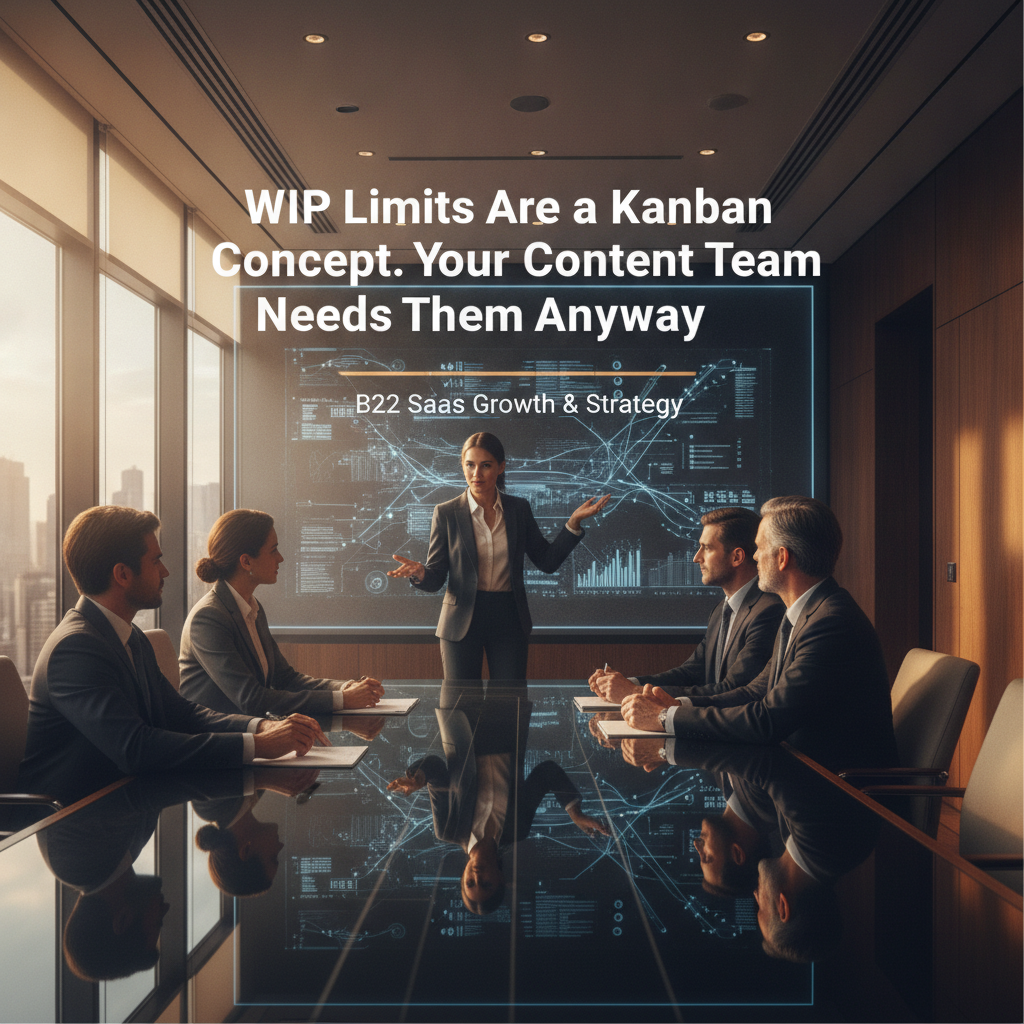 WIP Limits Are a Kanban Concept. Your Content Team Needs Them Anyway