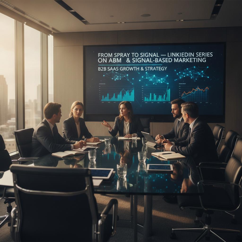 From Spray to Signal — LinkedIn Series on ABM & Signal-Based Marketing