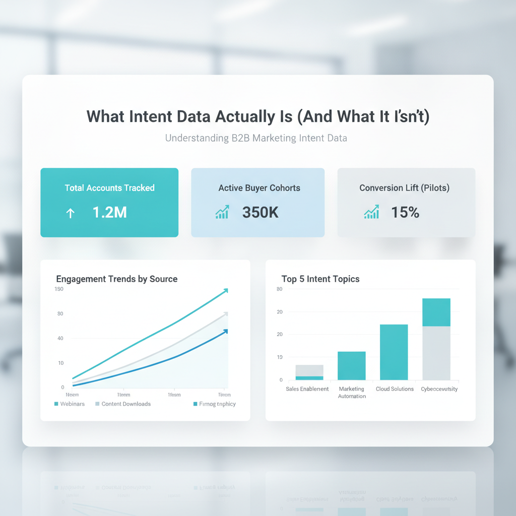 What Intent Data Actually Is (And What It Isn’t)
