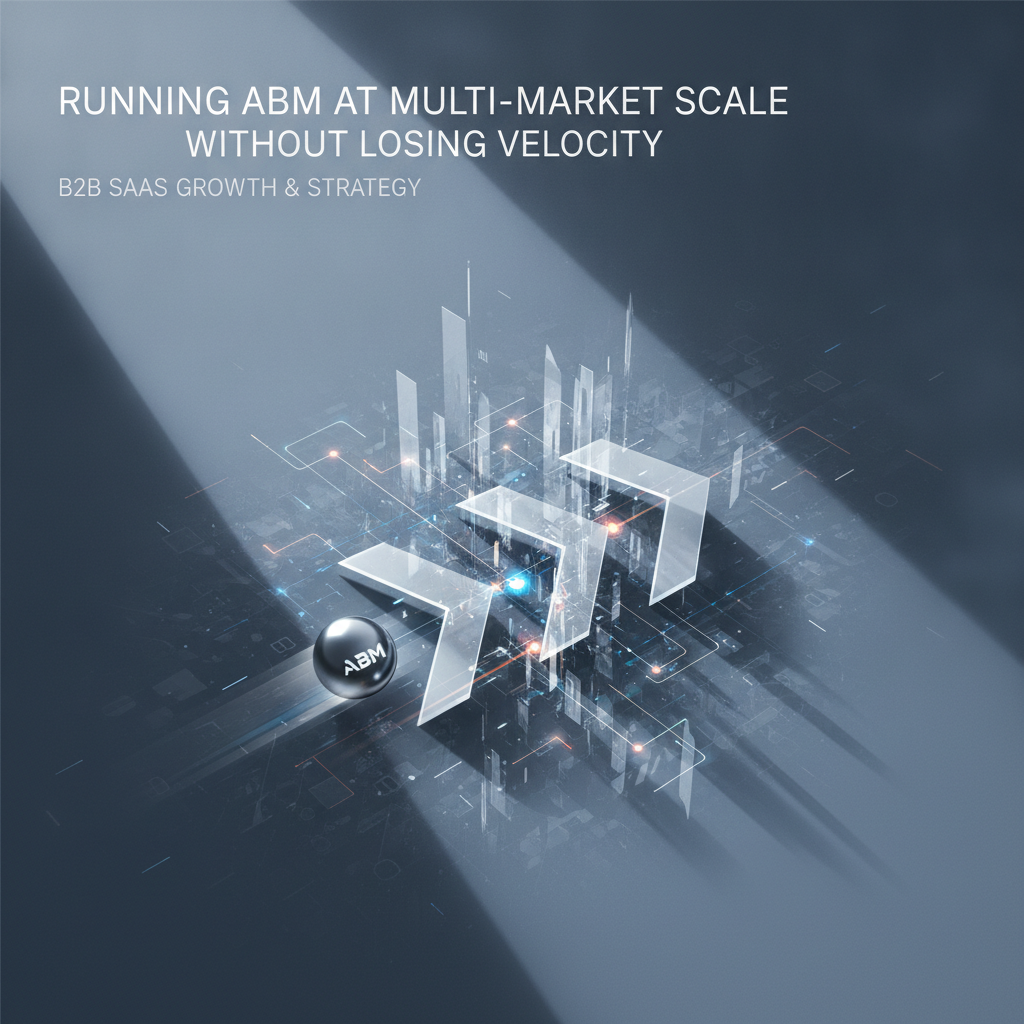 Running ABM at Multi-Market Scale Without Losing Velocity