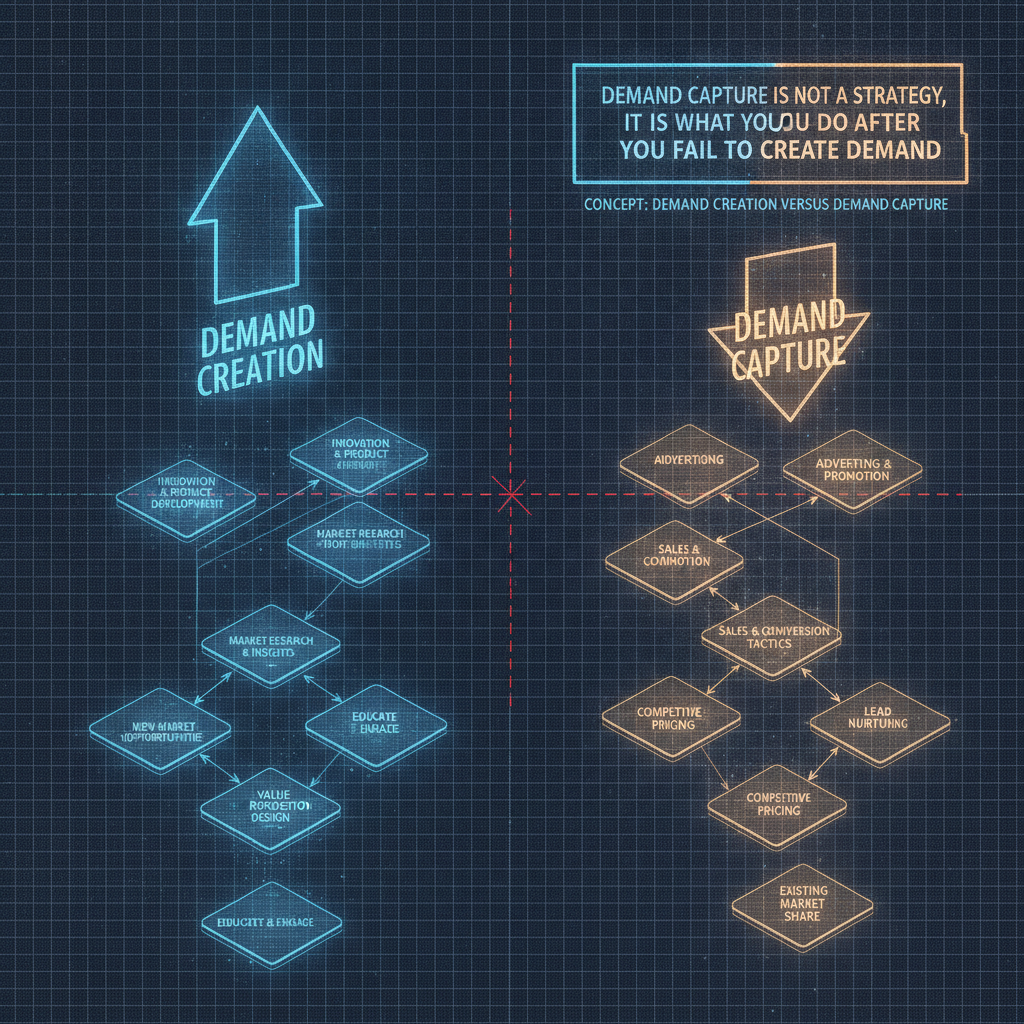 Demand Capture Is Not a Strategy, It Is What You Do After You Fail to Create Demand
