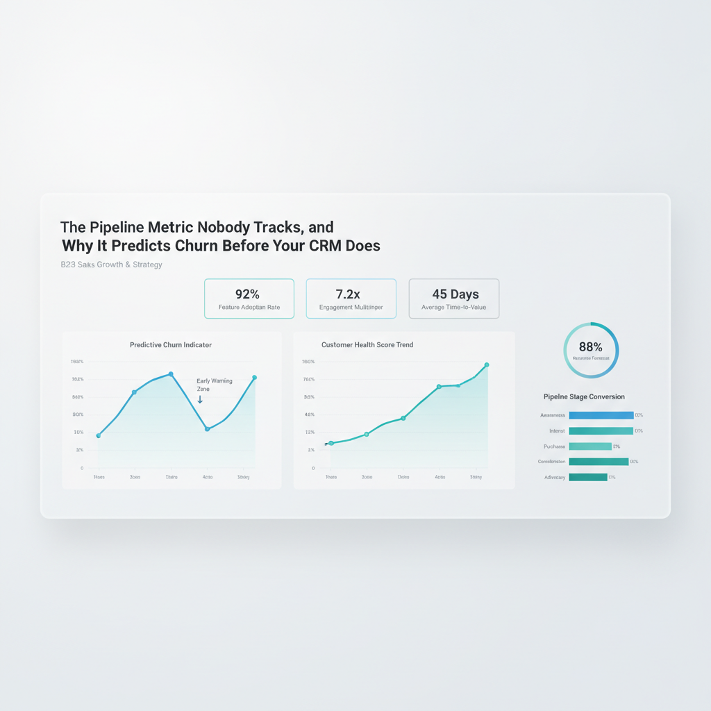 The Pipeline Metric Nobody Tracks, and Why It Predicts Churn Before Your CRM Does