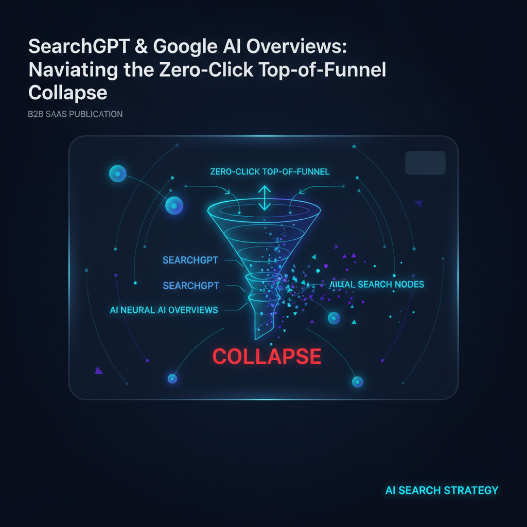 SearchGPT & Google AI Overviews: Navigating the Zero-Click Top-of-Funnel Collapse