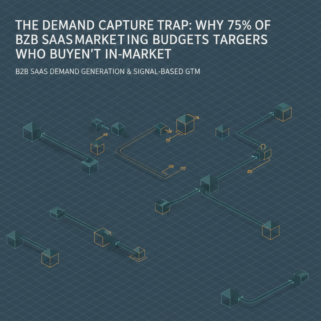 The Demand Capture Trap: Why 75% of B2B SaaS Marketing Budgets Target Buyers Who Aren’t In-Market