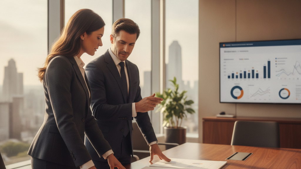Modern GTM leaders reviewing demand generation efficiency report